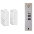Kit interphone 1 rang&eacute;e avec 5 combin&eacute;s URMET Collectif