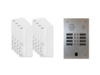 Kit interphone 2 rang&eacute;es avec 8 combin&eacute;s URMET Collectif