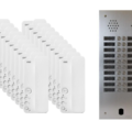 Kit interphone 2 rang&eacute;es avec 20 combin&eacute;s URMET Collectif