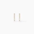Histoire d'Or Boucles D'oreilles Puces Damion Or Jaune Oxyde De Zirconium