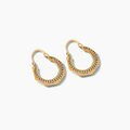 Boucles d'oreille sur Grenoble : Histoire d'Or Cr&eacute;oles Keelan Or Jaune