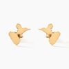 Histoire d'Or Boucles D'oreilles Puces Gwada Or Jaune