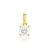 Histoire d'Or Pendentif Solitaire One Or Jaune Diamant