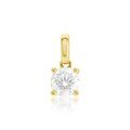 Pendentifs sur Grenoble : Histoire d'Or Pendentif Solitaire One Or Jaune Diamant