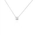 Histoire d'Or Collier Collection Aphrodite Or Blanc Diamant Synthetique