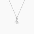 Histoire d'Or Collier Or Blanc Alethea Diamants Synth&eacute;tiques