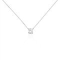 Histoire d'Or Collier Collection Aphrodite Or Blanc Diamant Synthetique