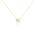 Histoire d'Or Collier Aphrodite Or Jaune Diamant Synthetique