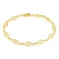 Bracelets sur Grenoble : Histoire d'Or Bracelet Maille Acanty Or Jaune