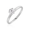 Histoire d'Or Bague Solitaire Natalia Or Blanc Diamant Synthetique