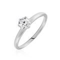 Histoire d'Or Bague Solitaire Natalia Or Blanc Diamant Synthetique