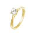 Histoire d'Or Bague Solitaire Fiona Or Jaune Diamant Synthetique