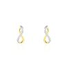 Histoire d'Or Boucles D'oreilles Puces Osanna Or Jaune Diamants