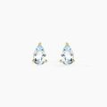 Histoire d'Or Boucles D'oreilles Puces Goutte Or Jaune Topaze