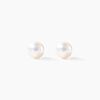 Histoire d'Or Boucles D'oreilles Puces Kesya Or Jaune Perle De Culture