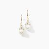 Histoire d'Or Boucles D'oreilles Pendantes Taissia Or Jaune Perle De Culture