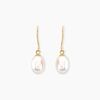 Histoire d'Or Boucles D'oreilles Pendantes Baroque Or Jaune Perle De Culture