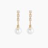 Histoire d'Or Boucles D'oreilles Pendantes Louise-marie Or Jaune Perle De Culture