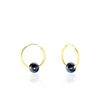 Histoire d'Or Boucles D'oreilles Puces Suraya Or Jaune Perle De Culture
