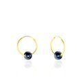 Histoire d'Or Boucles D'oreilles Puces Suraya Or Jaune Perle De Culture