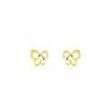 Histoire d'Or Boucles D'oreilles Puces Cathy Fleur Or Jaune Oxyde De Zirconium
