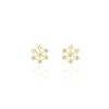 Histoire d'Or Boucles D'oreilles Puces Eileen Flocon Or Jaune Oxyde De Zirconium