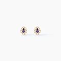 Histoire d'Or Boucles D'oreilles Puces Agostinho Or Jaune Oxyde De Zirconium