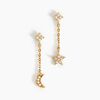 Histoire d'Or Boucles D'oreilles Pendantes Stellar Or Jaune Oxyde De Zirconium
