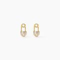 Histoire d'Or Boucles D'oreilles Puces Epiktetos Or Jaune Oxyde De Zirconium
