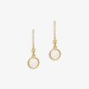 Histoire d'Or Boucles D'oreilles Pendantes Lucky Gems Or Jaune Nacre