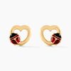 Histoire d'Or Boucles D'oreilles Puces Or Jaune Syringa Smalto