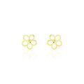 Histoire d'Or Boucles D'oreilles Puces Philine Fleur Or Jaune