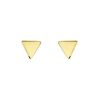 Histoire d'Or Boucles D'oreilles Puces Anne-berengere Triangle Or Jaune