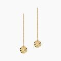 Histoire d'Or Boucles D'oreilles Pendantes Eclats Solaires Or Jaune