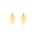 Histoire d'Or Boucles D'oreilles Puces Floria Feuilles Or Jaune