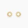 Histoire d'Or Boucles D'oreilles Puces Sunlight Or Jaune