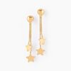 Histoire d'Or Boucles D'oreilles Pendantes Alphonsine Etoile Or Jaune