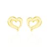 Histoire d'Or Boucles D'oreilles Puces Anne-maudae Coeurs Or Jaune