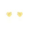 Histoire d'Or Boucles D'oreilles Puces Anne-maudae C?urs Or Jaune