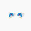 Histoire d'Or Boucles D'oreilles Puces Flipper Dauphin Or Jaune