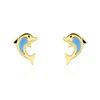 Histoire d'Or Boucles D'oreilles Puces Flip Dauphin Or Jaune