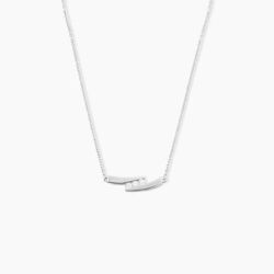 Histoire d'Or Collier Galya Or Blanc Diamant