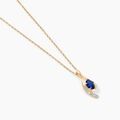 Histoire d'Or Collier Emotion Or Jaune Saphir Diamant