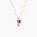 Histoire d'Or Collier Angie Or Jaune Rubis Diamant