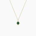 Colliers sur Grenoble : Histoire d'Or Collier Lucky Gems Or Jaune Malachite