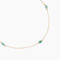 Colliers sur Grenoble : Histoire d'Or Collier Billy Or Jaune Turquoise