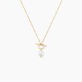 Histoire d'Or Collier Pearly Or Jaune Perle De Culture
