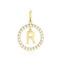 Pendentifs sur Grenoble : Histoire d'Or Pendentif Gabe Or Jaune Oxyde De Zirconium