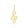 Histoire d'Or Pendentif Caprais Or Jaune Oxydes De Zirconium