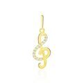 Pendentifs sur Grenoble : Histoire d'Or Pendentif Caprais Or Jaune Oxydes De Zirconium